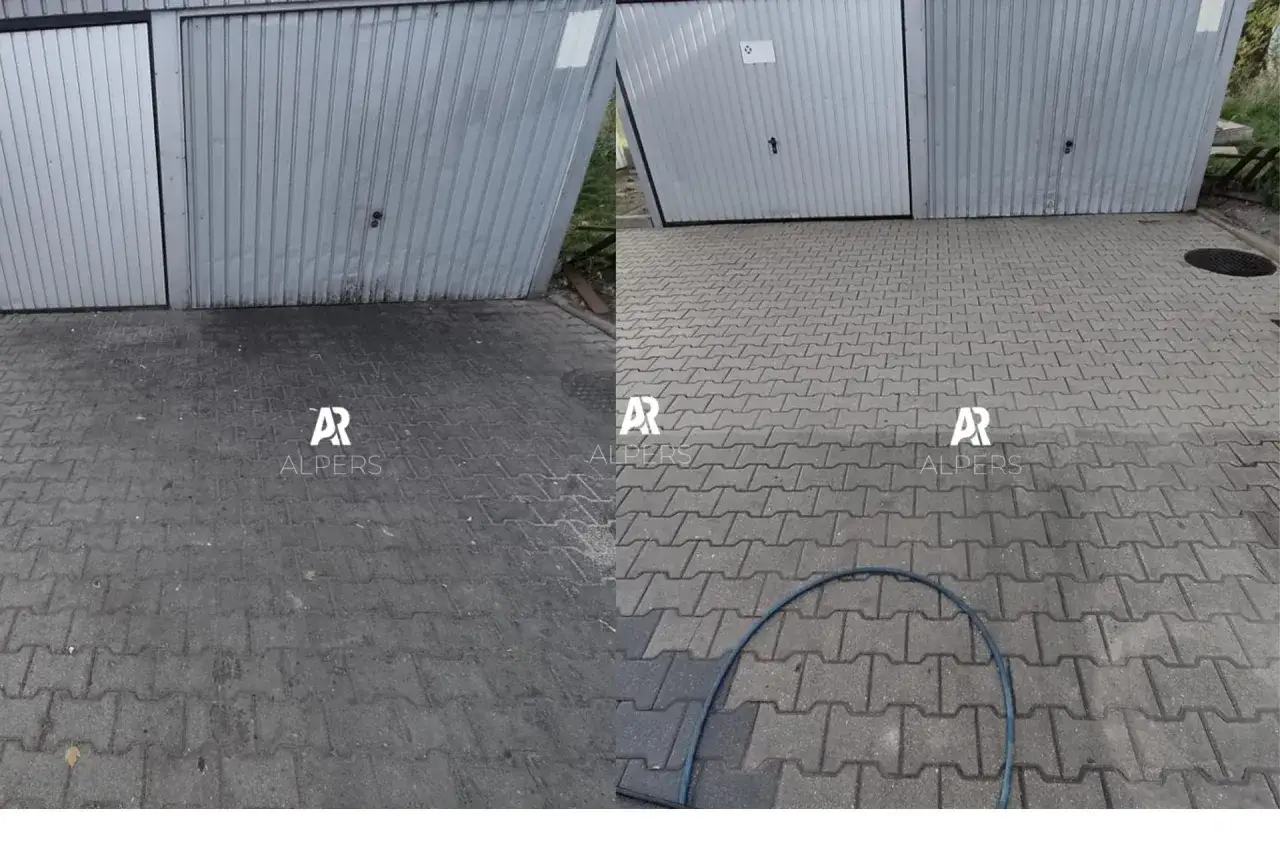 Myjka do kostki brukowej: Jak wybrać idealną i nie zniszczyć podjazdu?