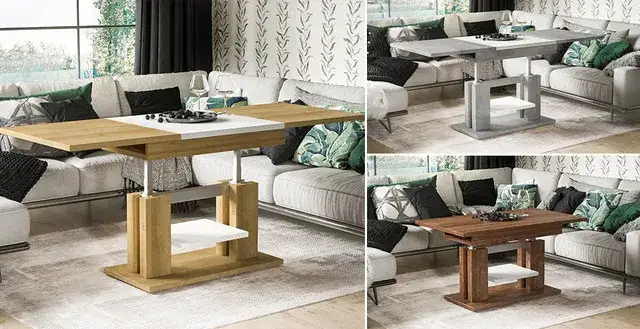 Jak zmieścić stół w małym salonie i zyskać więcej przestrzeni