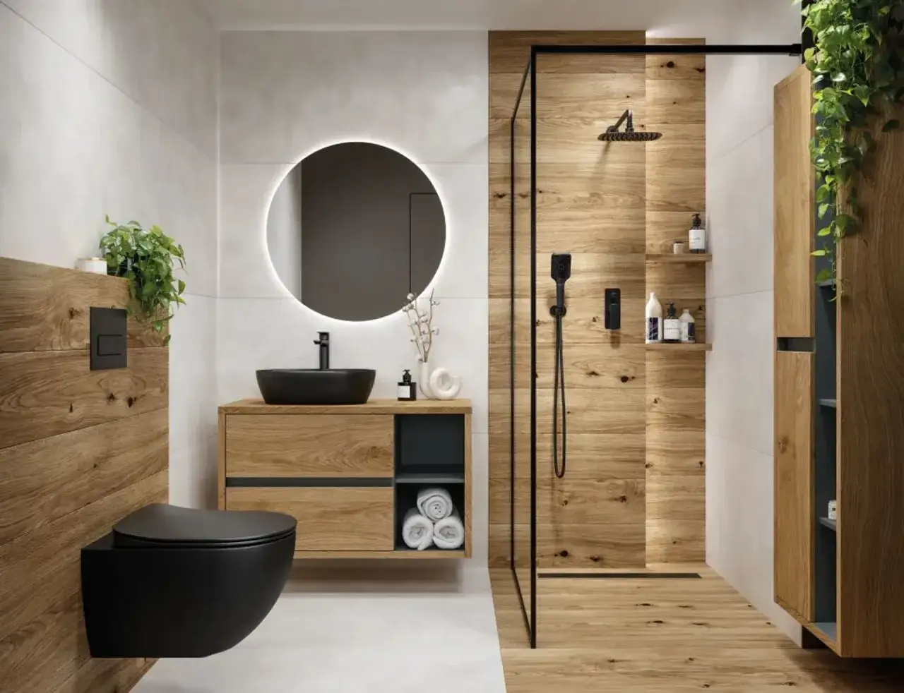 Łazienka: Mat czy połysk? Przewodnik po idealnym wyborze.