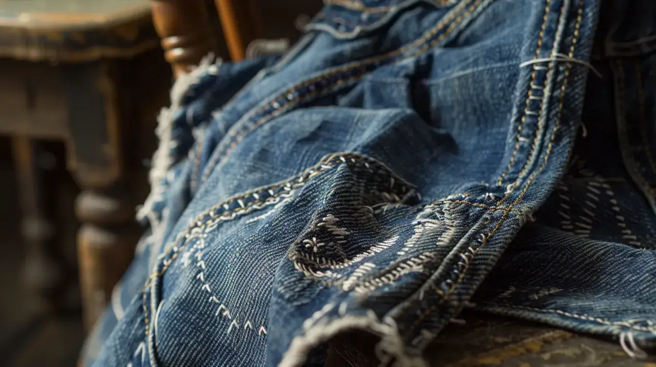 Jeansy z przeszyciami - nowszy twist klasycznego denimowego looku