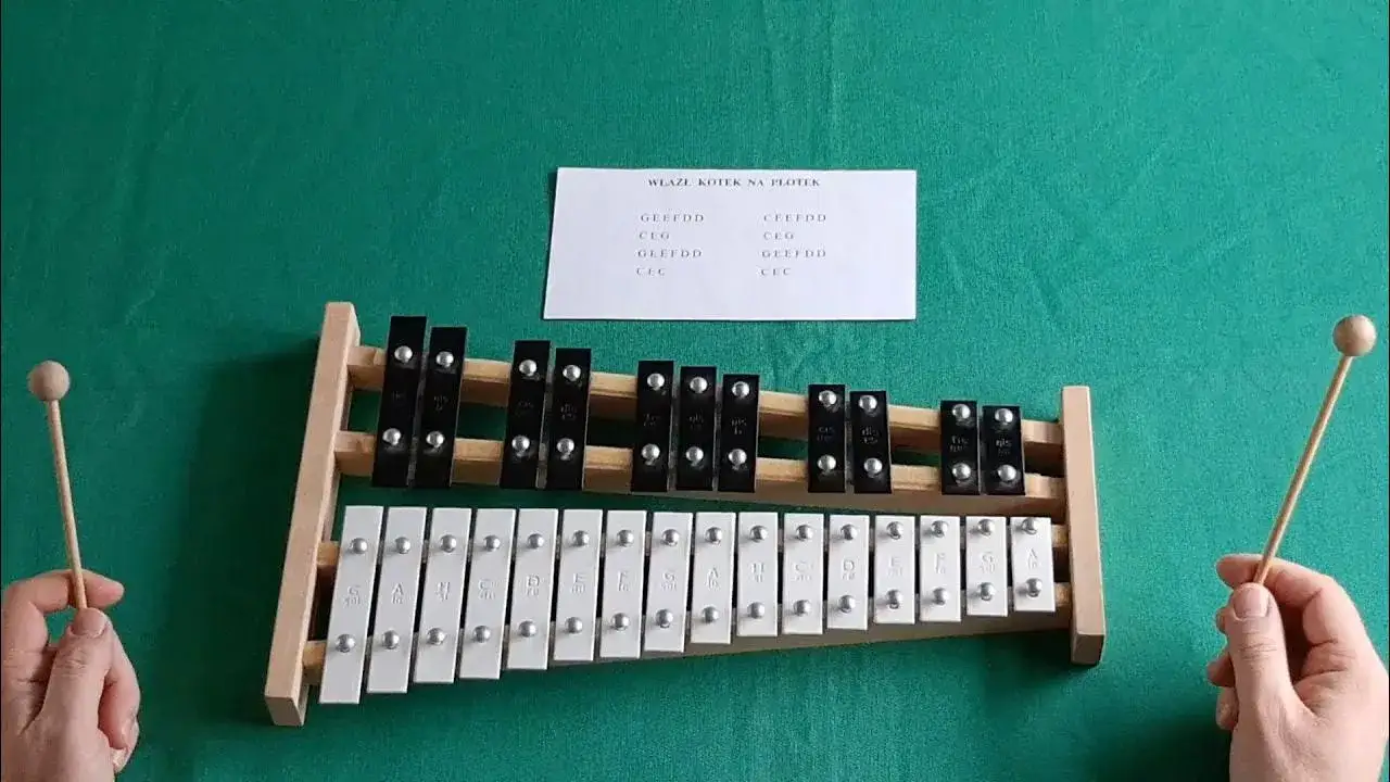 Jak zagrać wlazł kotek na płotek na cymbałkach – proste techniki dla początkujących