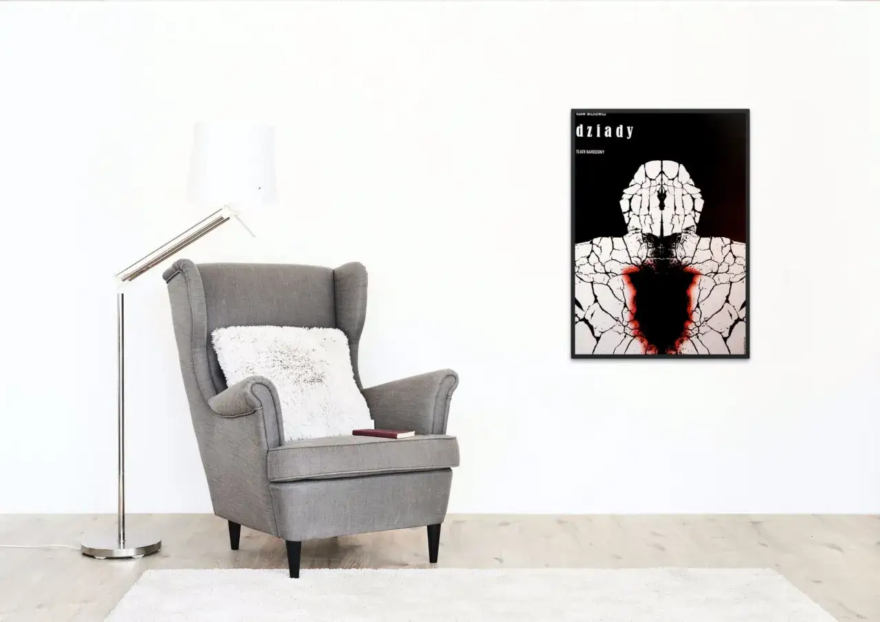 Plakaty teatralne do Dziadów - symbolika i historia spektaklu