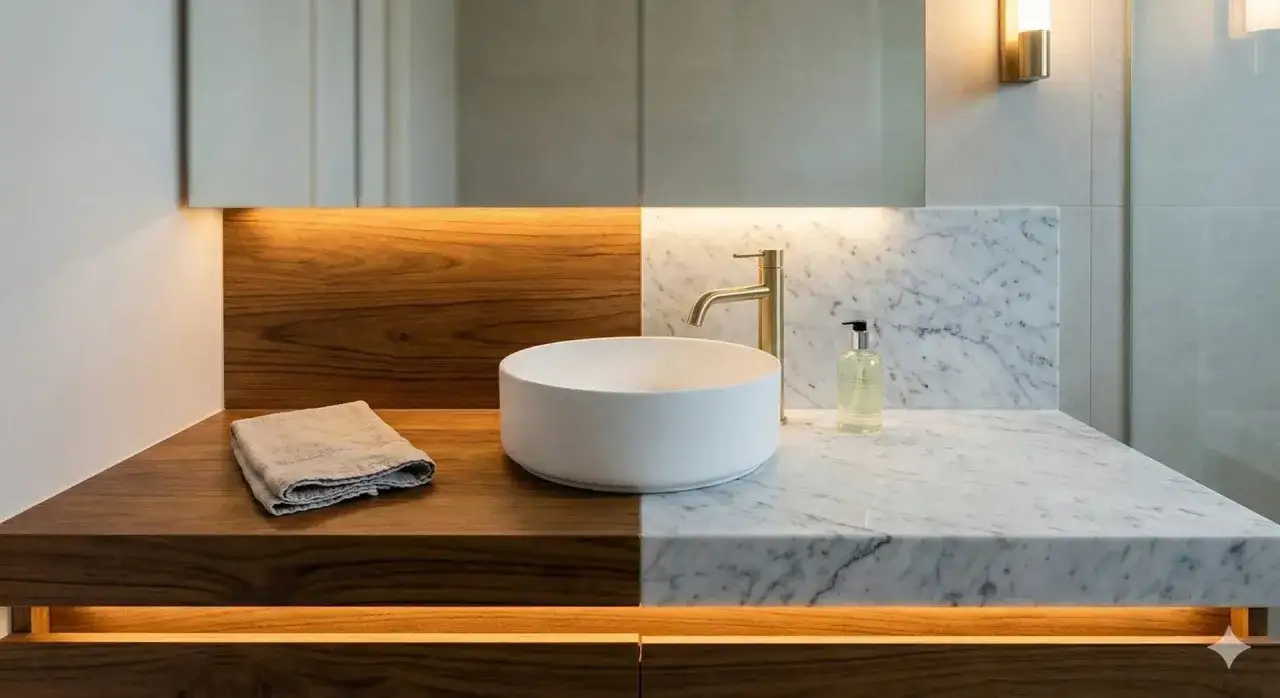 Blat pod umywalkę: Wybierz idealny na lata! Materiały i koszty.