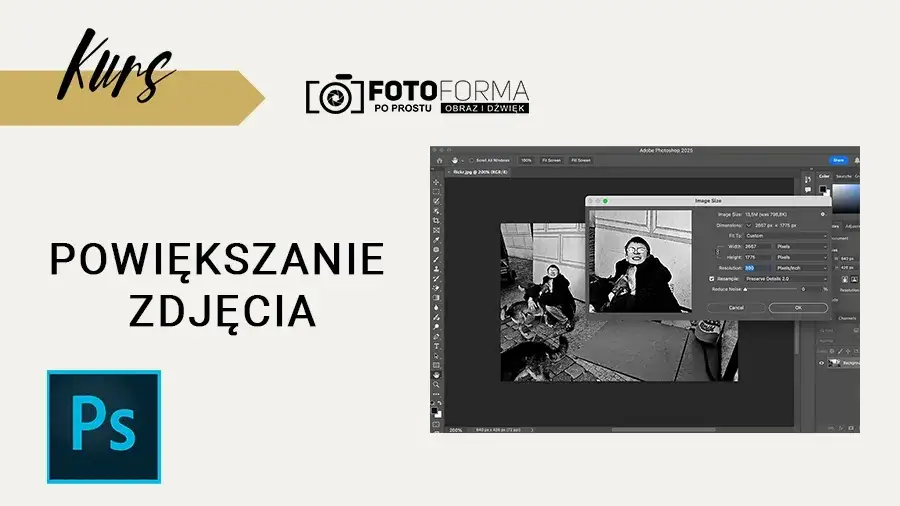 Jak rozciągnąć obraz w Photoshopie bez utraty jakości i detali