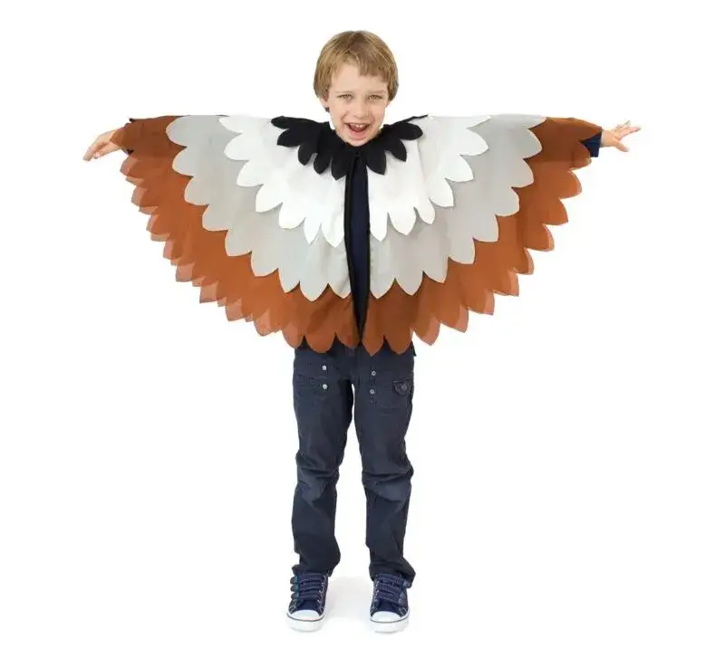 Wymarzony strój ptaka dla dziecka? Zrób to sam bez szycia!