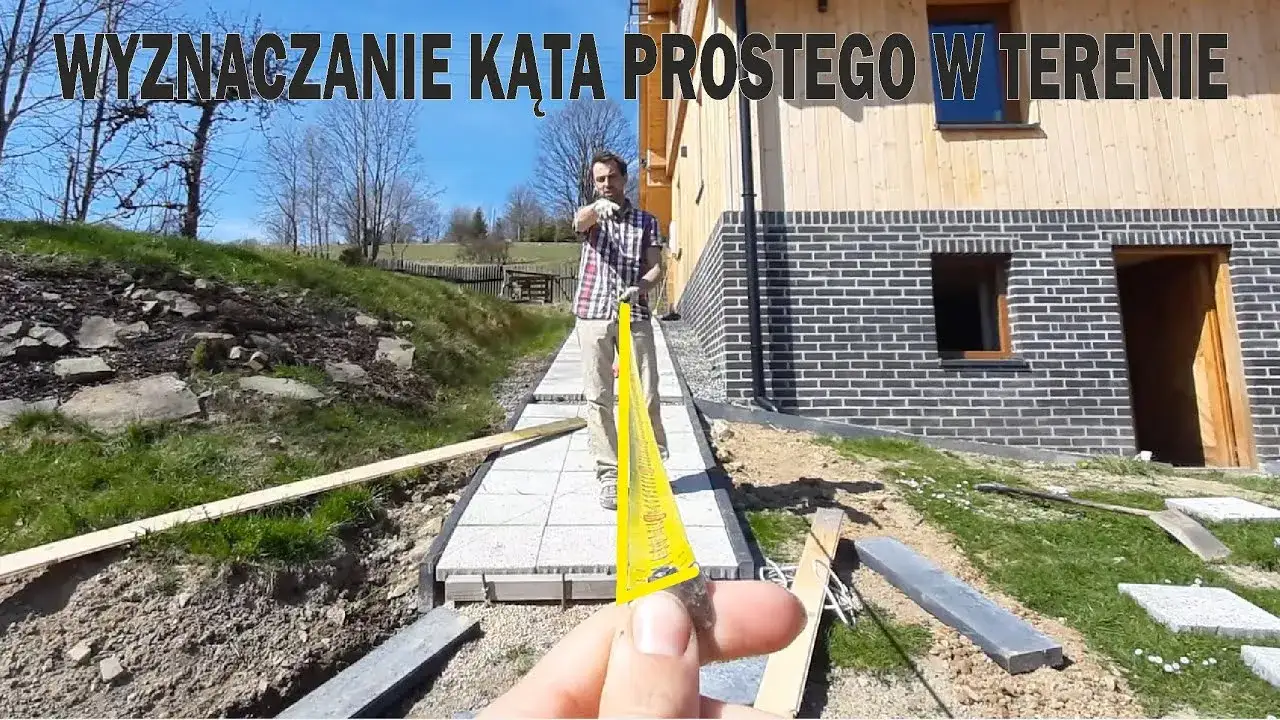 Jak wyznaczyć kąt prosty w terenie bez specjalistycznych narzędzi