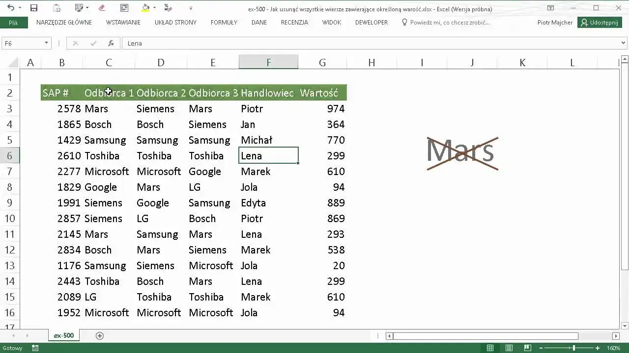Jak usunąć co drugi wiersz w Excelu i zaoszczędzić czas na pracy
