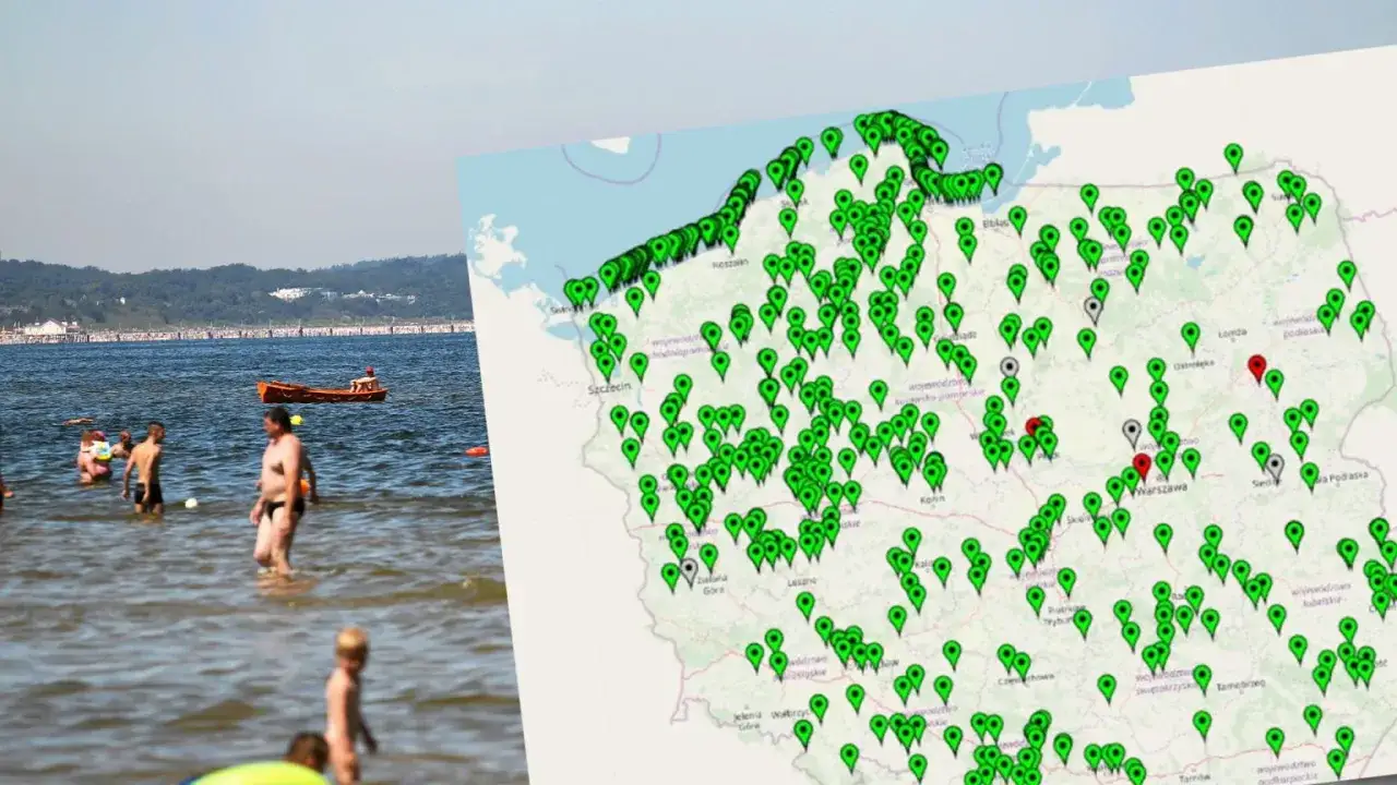 Gdzie sinice w Bałtyku? Mapa i aktualne zakazy kąpieli