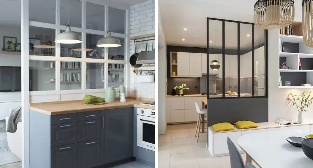 7 skutecznych sposobów na oddzielenie aneksu kuchennego od salonu
