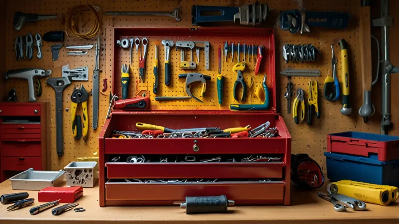 Duży zestaw narzędzi: klucz do sukcesu w każdym warsztacie