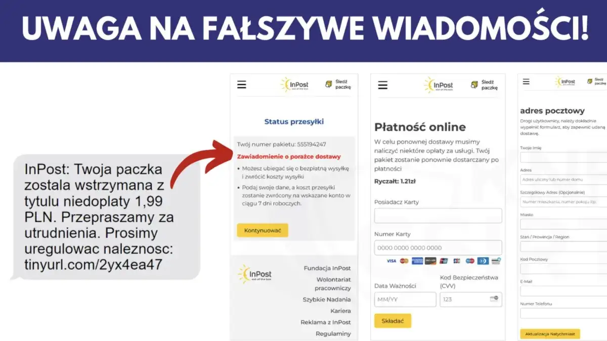 Nie dość do wiary! Fałszywy SMS od InPostu zaskakuje.