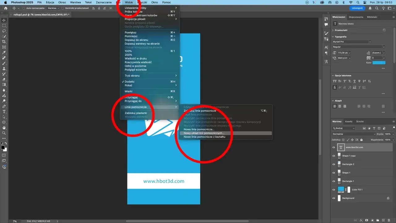 Jak włączyć linie pomocnicze w Photoshopie? Precyzja w zasięgu ręki