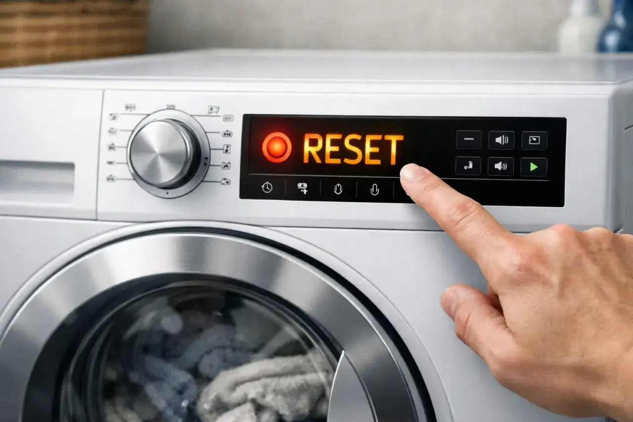 Jak zresetować pralkę Candy? Rozwiąż błędy i uratuj pranie!