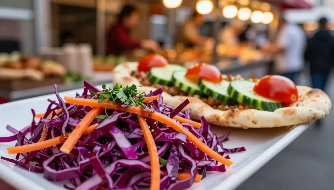 Surówka z czerwonej kapusty jak z kebaba: Sekret smaku i chrupkości