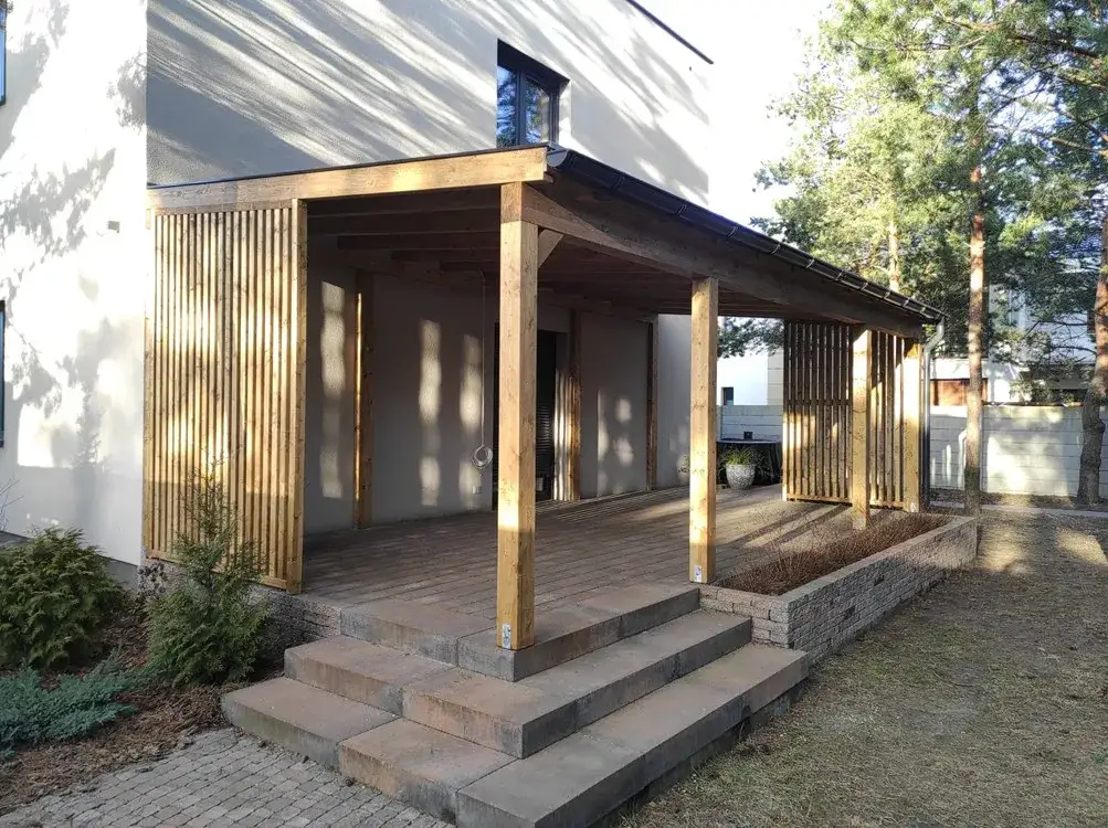 Tarasy drewniane z zadaszeniem - Montaż, pomysły, inspiracje | Bydgoszcz, Trójmiasto