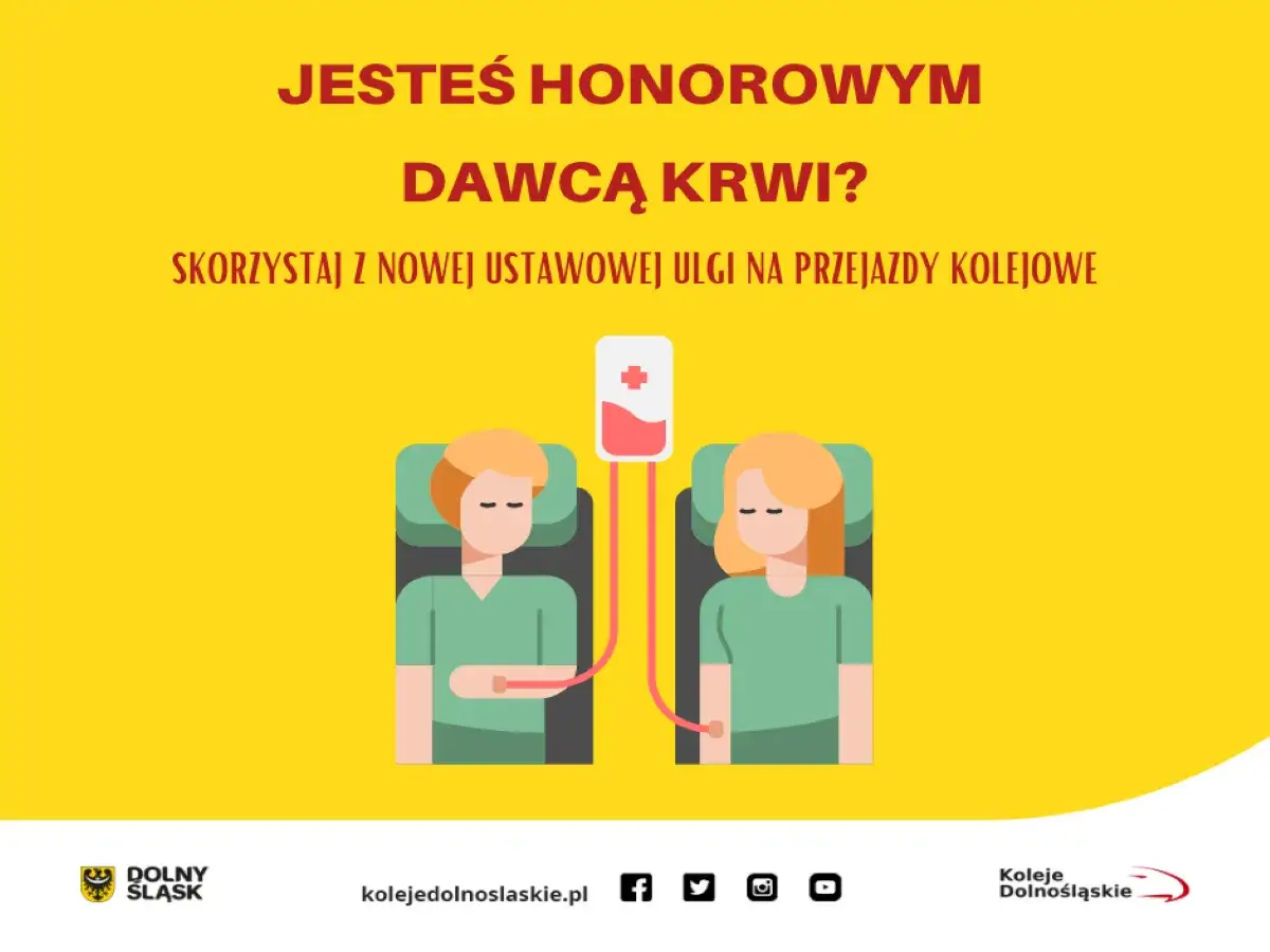 Zniżki dla krwiodawców w pkp - jak skorzystać?