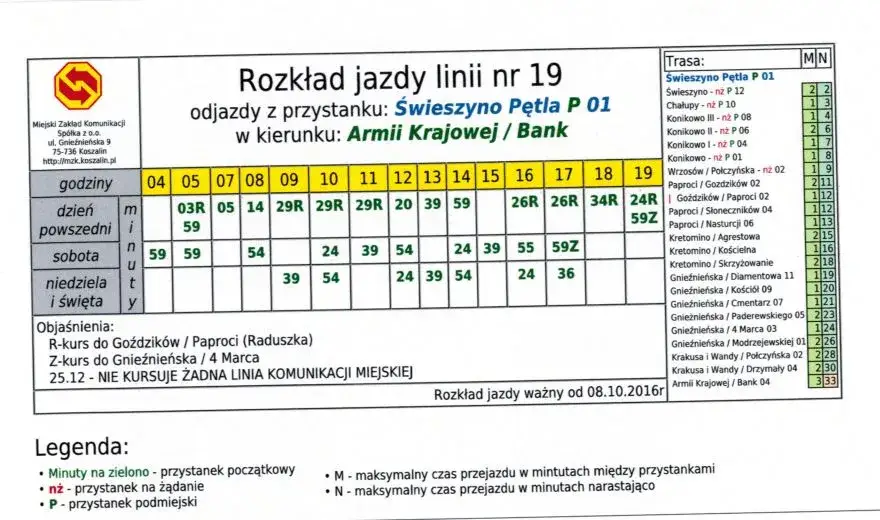 Dokładny rozkład jazdy busów Koszalin Słupsk - nie przegap odjazdu!