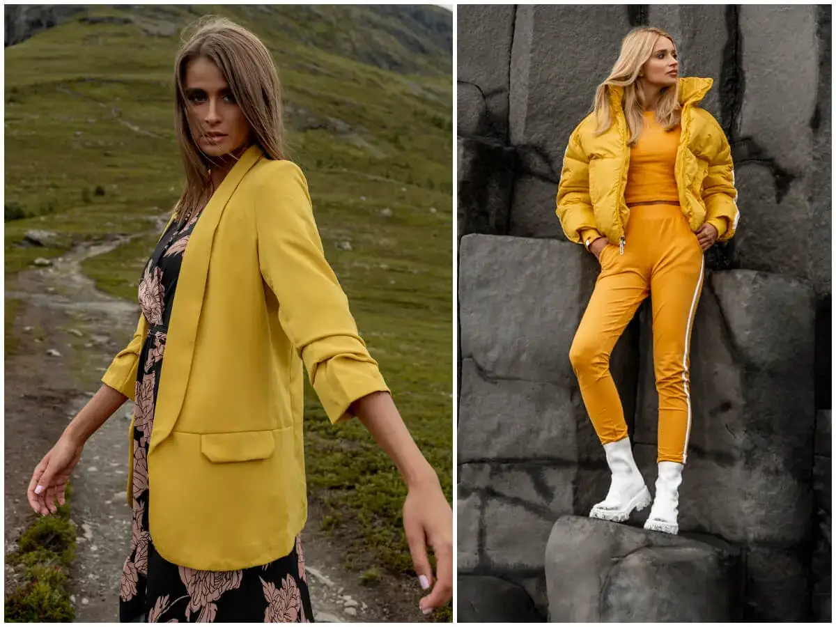 Idealne bluzki do żółtych spodni, które podkreślą Twój styl