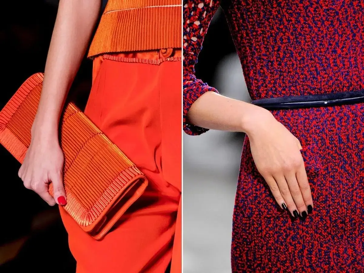 Czerwona sukienka i czarne paznokcie – klasyka. A jakie paznokcie do czerwonej sukienki? Zobacz, jak dobrać idealny manicure do tej barwy.