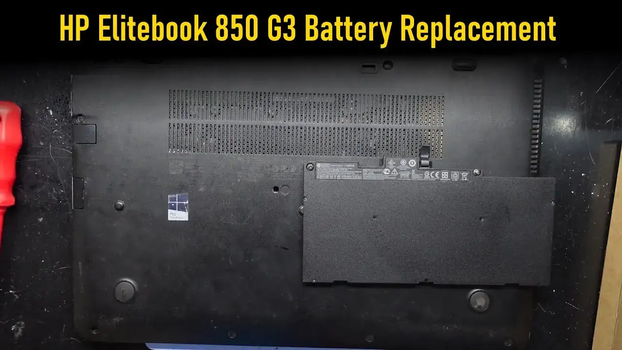 Bateria do HP EliteBook 850 G3 - Poradnik wymiany krok po kroku dla użytkowników