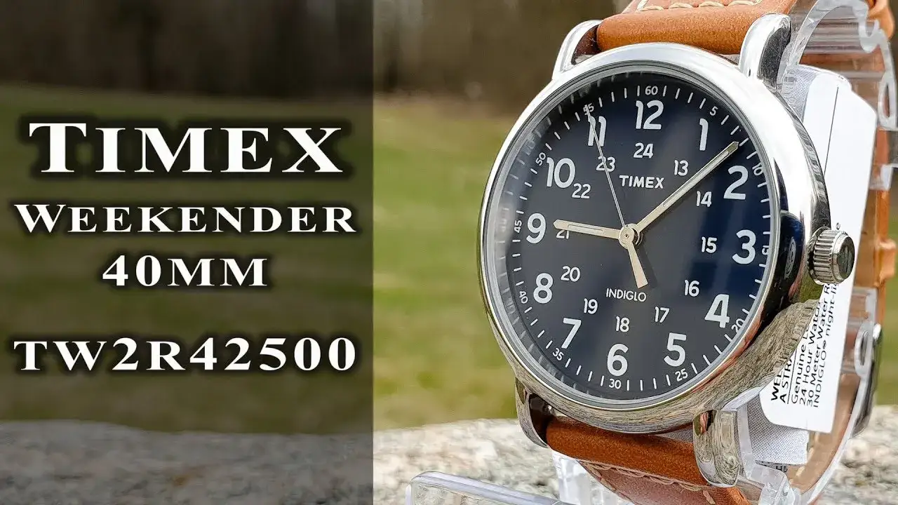 Timex TW2R42500 zegarek męski brązowy - elegancja na każdą okazję