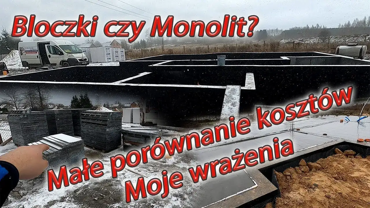 Fundamenty z bloczków czy wylewane? Porównanie, wady i zalety