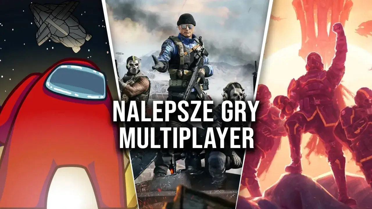 Among Us, Call of Duty, i inne gry multiplayer, idealne do wspólnej zabawy ze znajomymi.