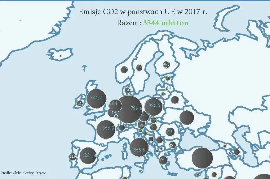 Mapa emisji CO2 na świecie: Kto emituje najwięcej i co z Polską?