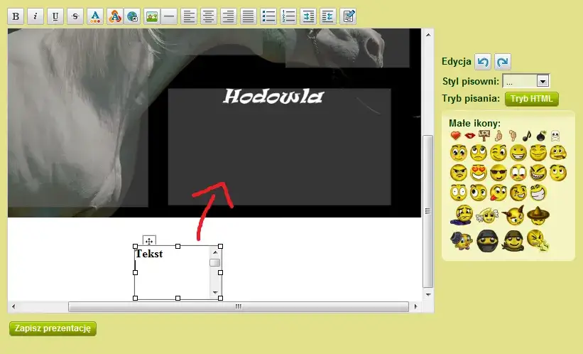 Jak zrobić prezentację HTML na Howrse i zaskoczyć swoich znajomych