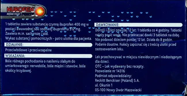 Nurofen Forte - na co pomaga i jak skutecznie łagodzi ból