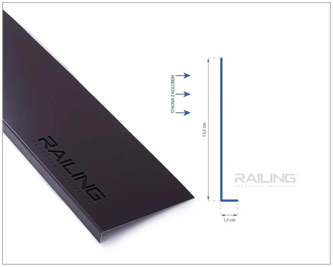 Wiatrownica Boczna Blacha Trapezowa Zamów Online - Grubość i Wymiary