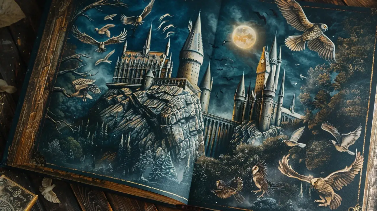 Rysunek Harry'ego Pottera dla dzieci do kolorowania: Magiczna przygoda