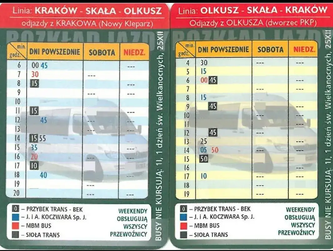 Jak dojechać ze Skały do Krakowa tanio i szybko? Wszystkie busy!