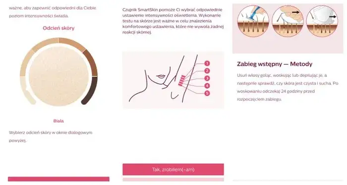 Jak często używać Philips Lumea, aby uniknąć podrażnień skóry?