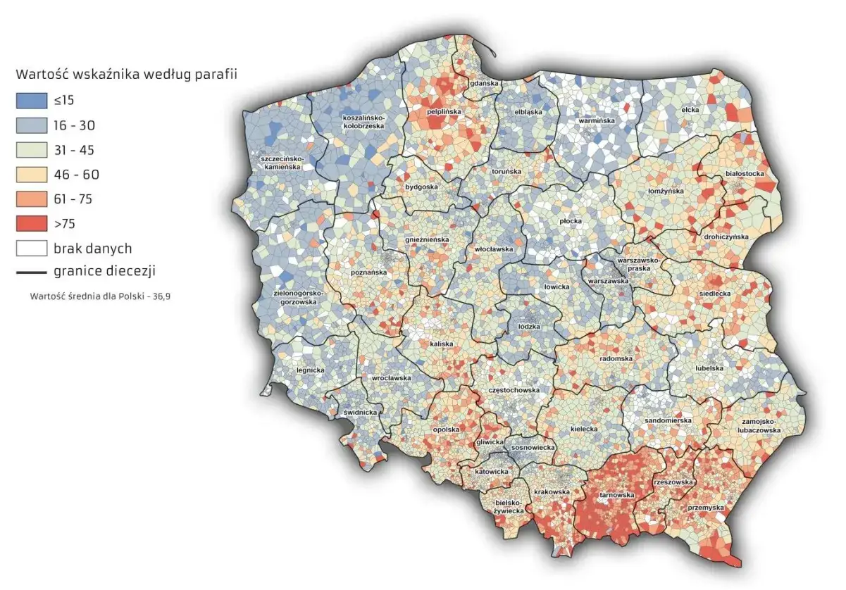 Ile jest katolików w Polsce? Zaskakujące statystyki i kontekst społeczny