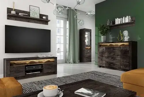 Najskuteczniejsze sposoby na rozjaśnienie salonu z ciemnymi meblami