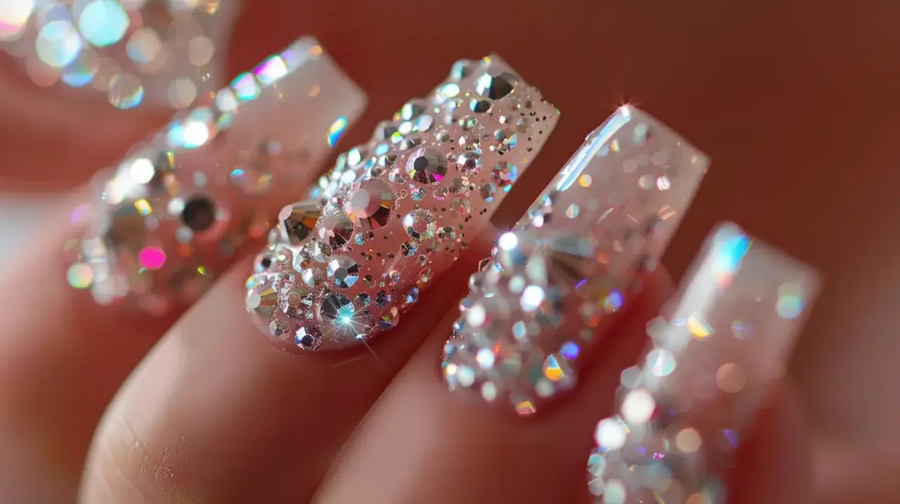 Cyrkonie na paznokciach - Subtelny blask Twojego manicure