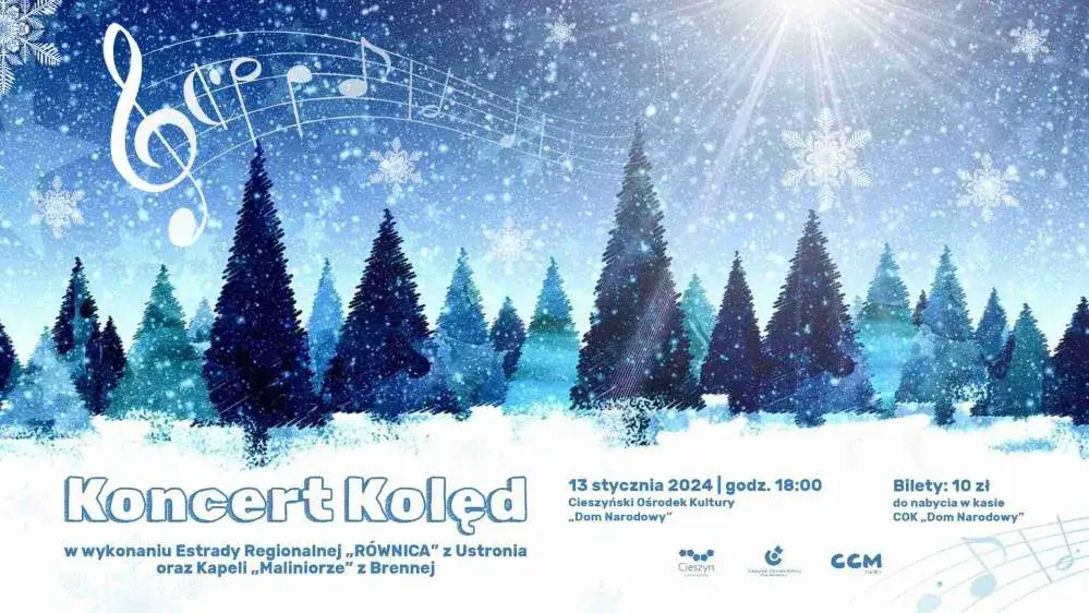 Koncert kolęd Estrady Regionalnej RÓWNICA z Ustronia i Kapeli MALINIORZE z Brennej