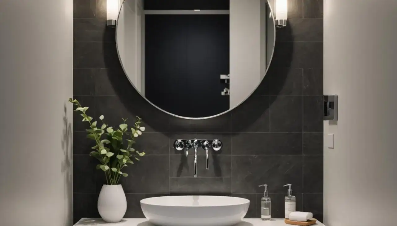 Na jakiej wysokości powiesić lustro nad umywalką, aby uniknąć błędów?