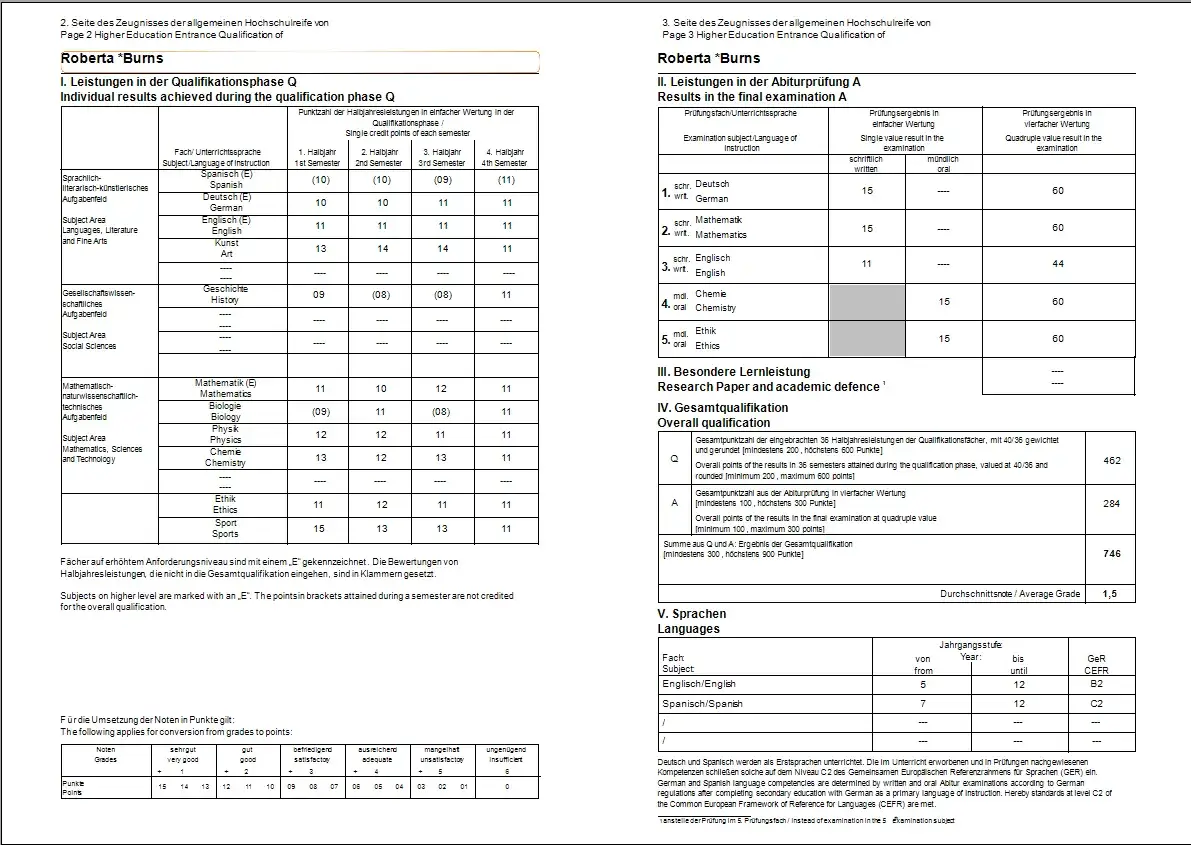 Wie lange ist die zweite Fremdsprache für das Abitur in Berlin nötig?