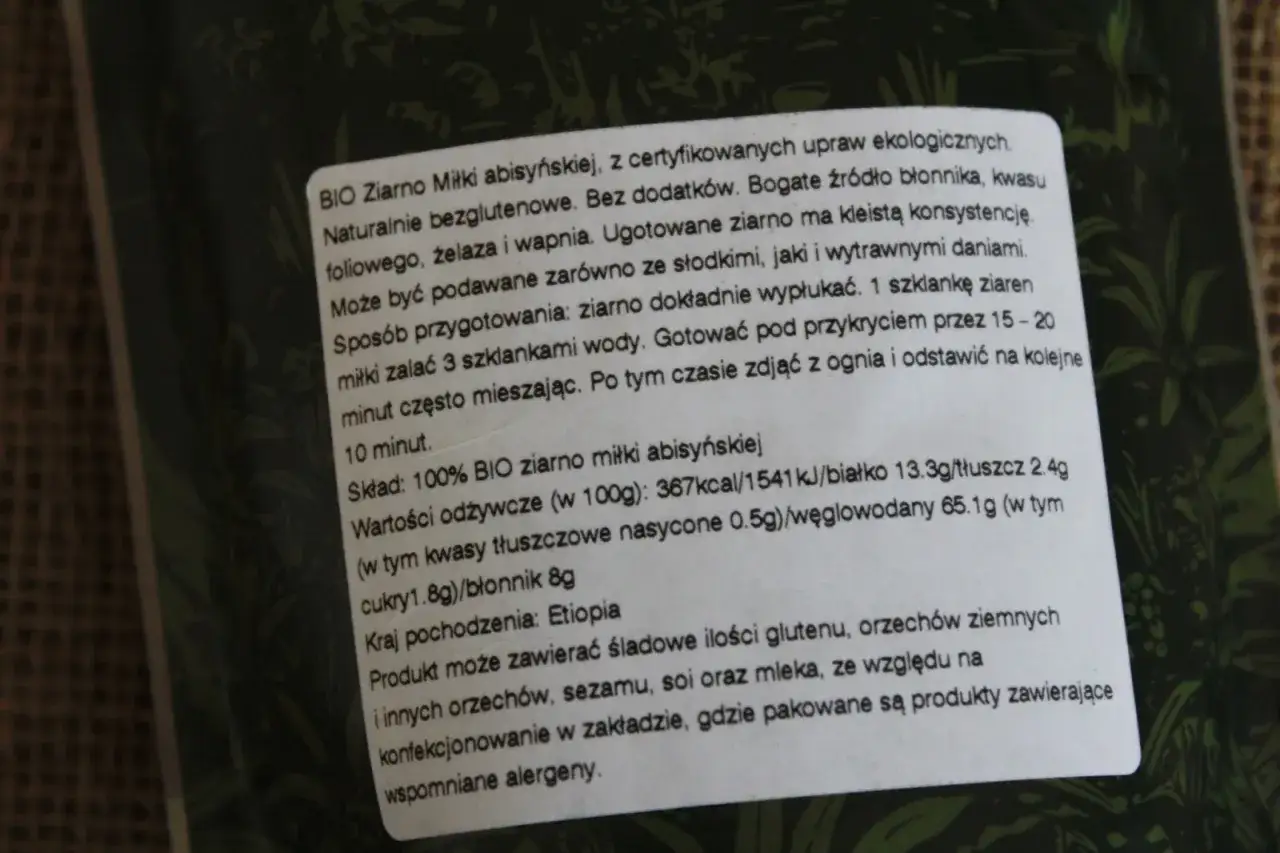 Mąka Teff: Etiopskie Zboże Bez Glutenu Właściwości i Korzyści
