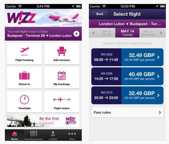 Jak wygląda mobilna karta pokładowa Wizz Air i jak ją używać