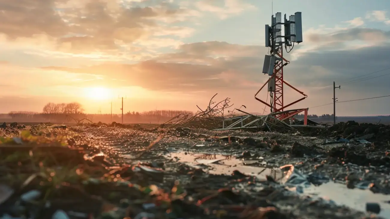 Rolnicy zniszczyli antenę. Nowe przypadki odejścia z 5G.