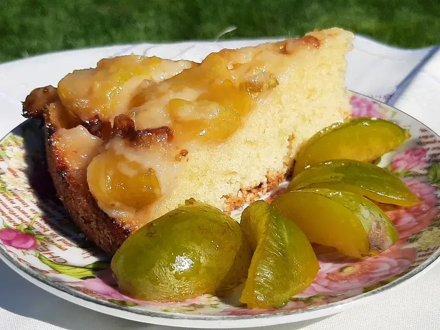 Delikatne ciasto maślane ze śliwkami: tajemnica deseru