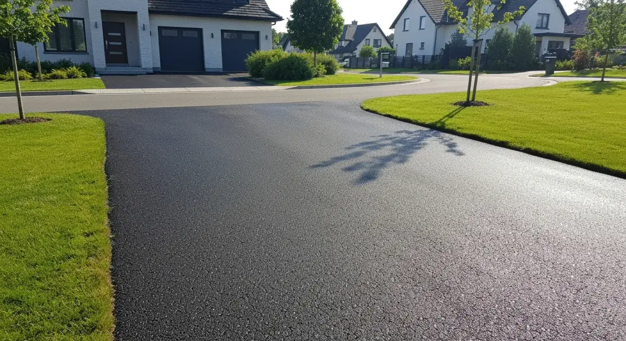 Podjazd z asfaltu: Koszt, ceny za m2 i jak nie przepłacić?