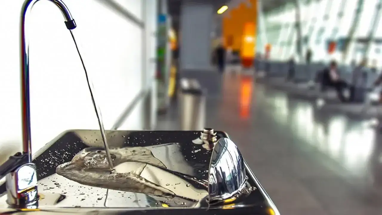 Czy na lotnisku Modlin jest poidełko? Sprawdź, gdzie się znajduje