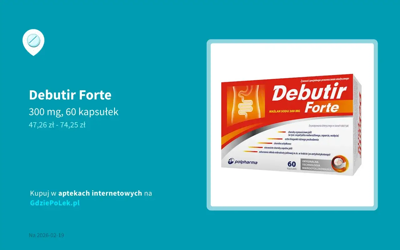 Debutir Forte: Skutki uboczne, wzdęcia, tycie? Poznaj fakty!