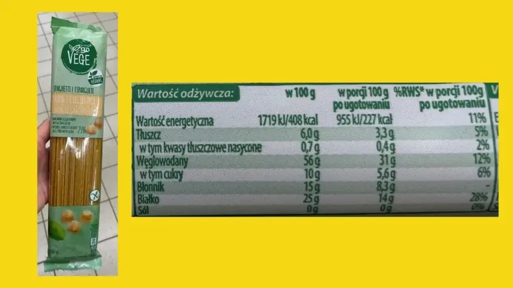 Makaron spaghetti z ciecierzycy Biedronka: zdrowa alternatywa dla tradycyjnego makaronu