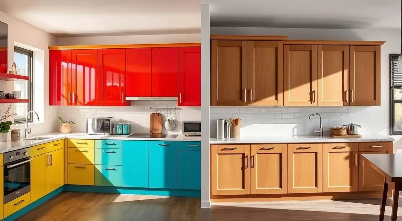 Szafki kuchenne akryl czy lakier - co wybrać, by nie żałować?