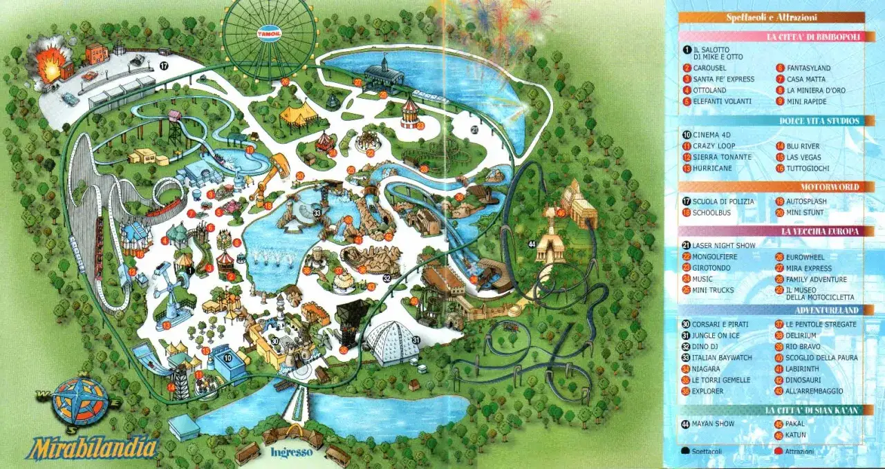 Mirabilandia: mappa, attrazioni e consigli per la tua visita perfetta
